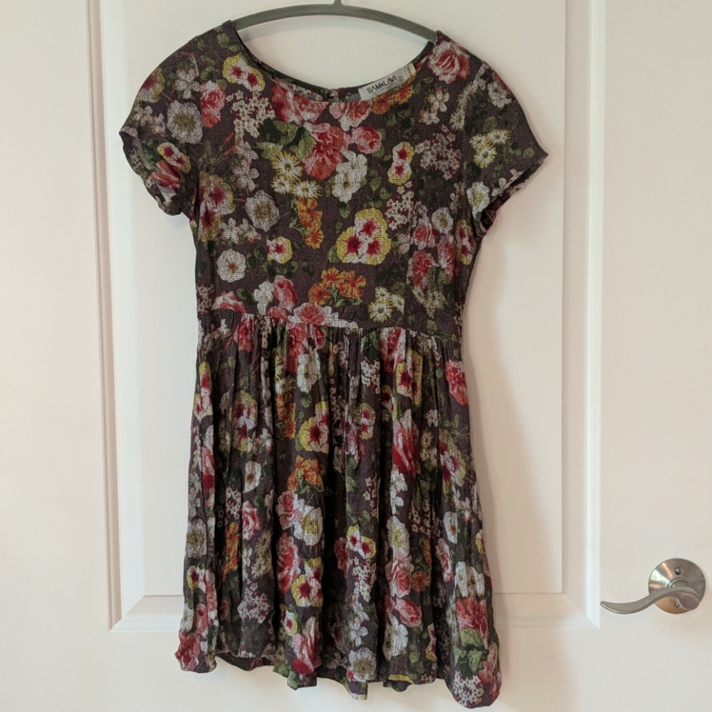 Sam&Lavi Los Angeles 2P Floral T-Shirt Mini Dress